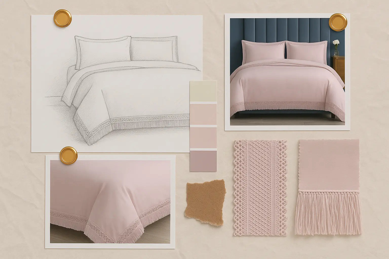 Tia Trellis Duvet Cover Bedding Set