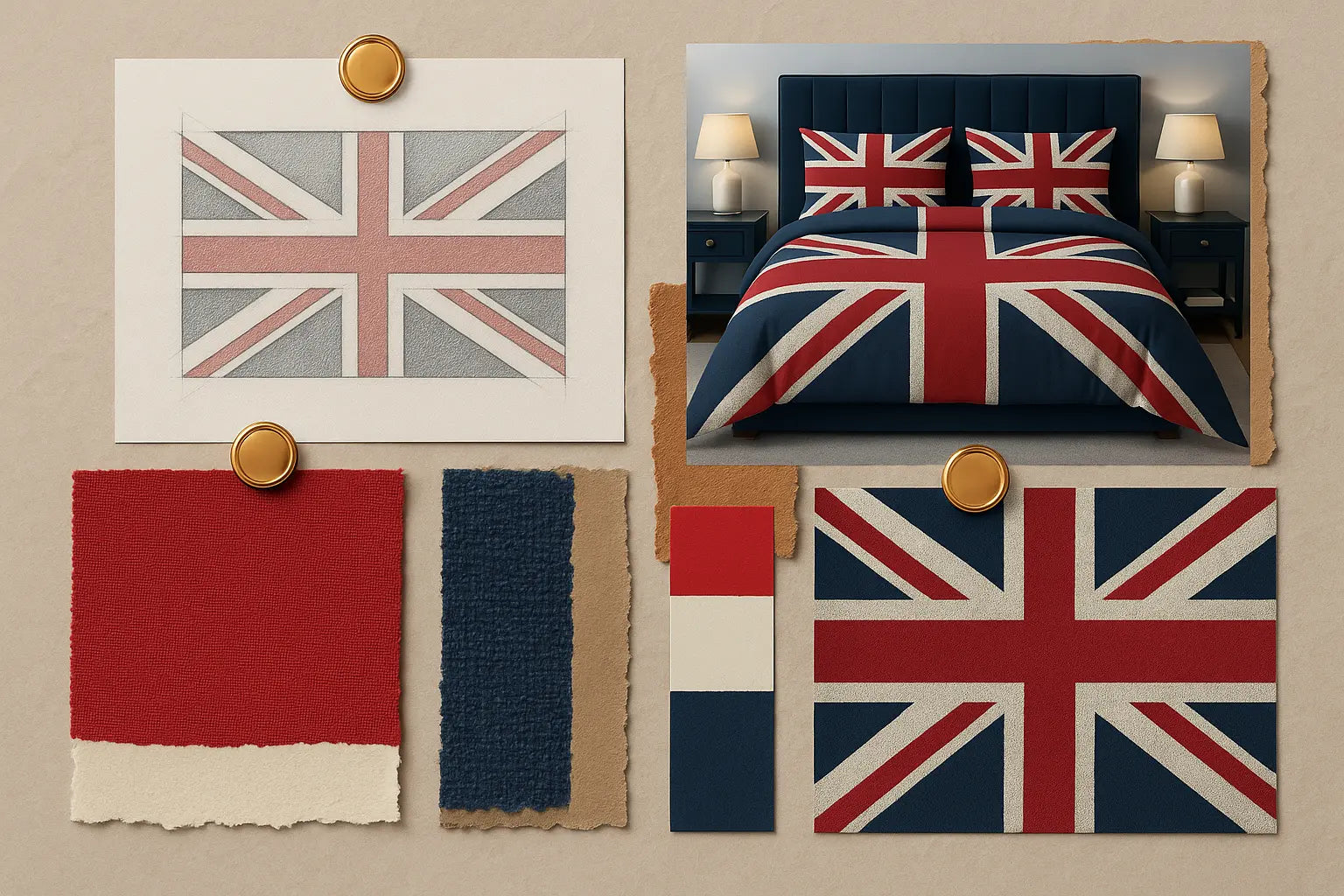 Union Jack Duvet Cover Bedding Set
