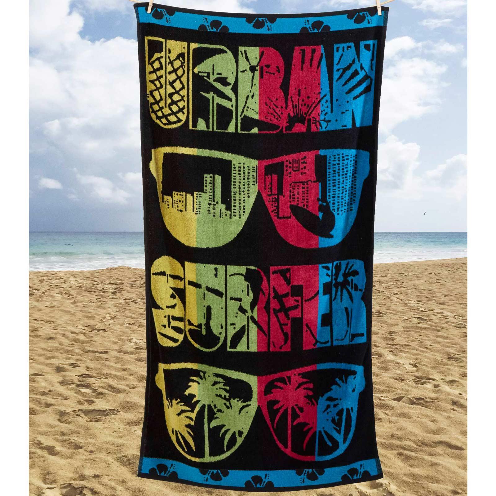 Urban Surfer Beach Towel by Rapport Home