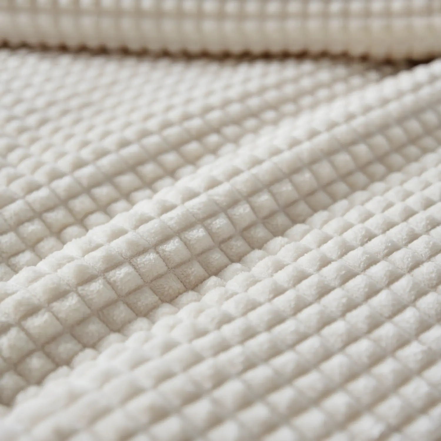 Waffle Teddy Fleece Duvet Cover Set