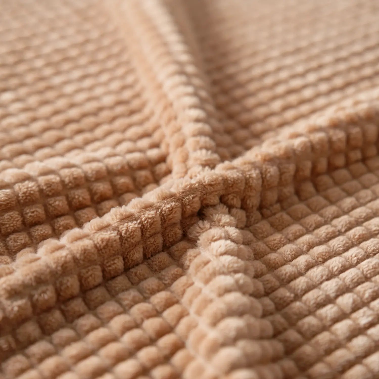 Waffle Teddy Fleece Duvet Cover Set